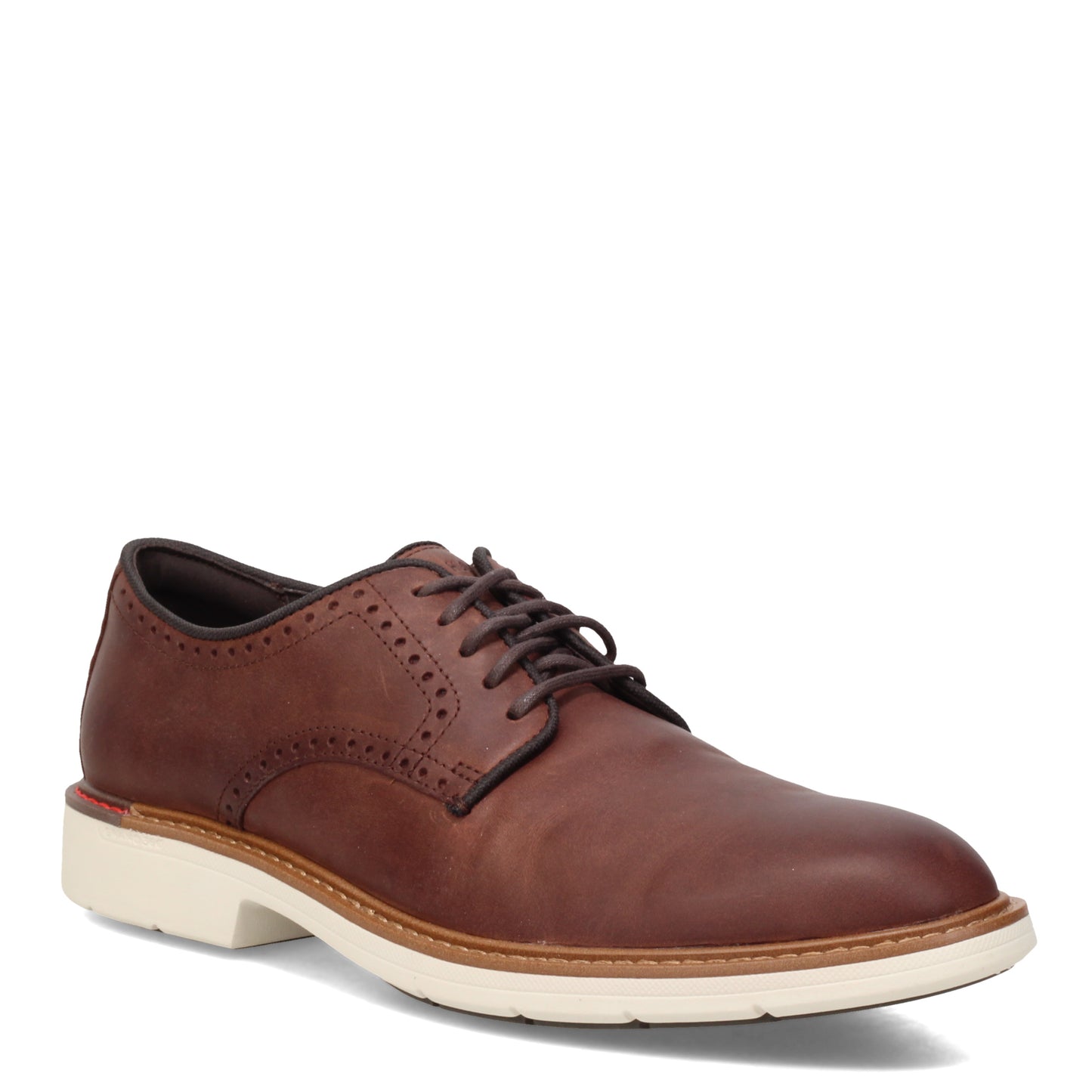 Peltz Shoes  Men's Cole Haan Go-To Plain Toe Oxford COFFEE C35083