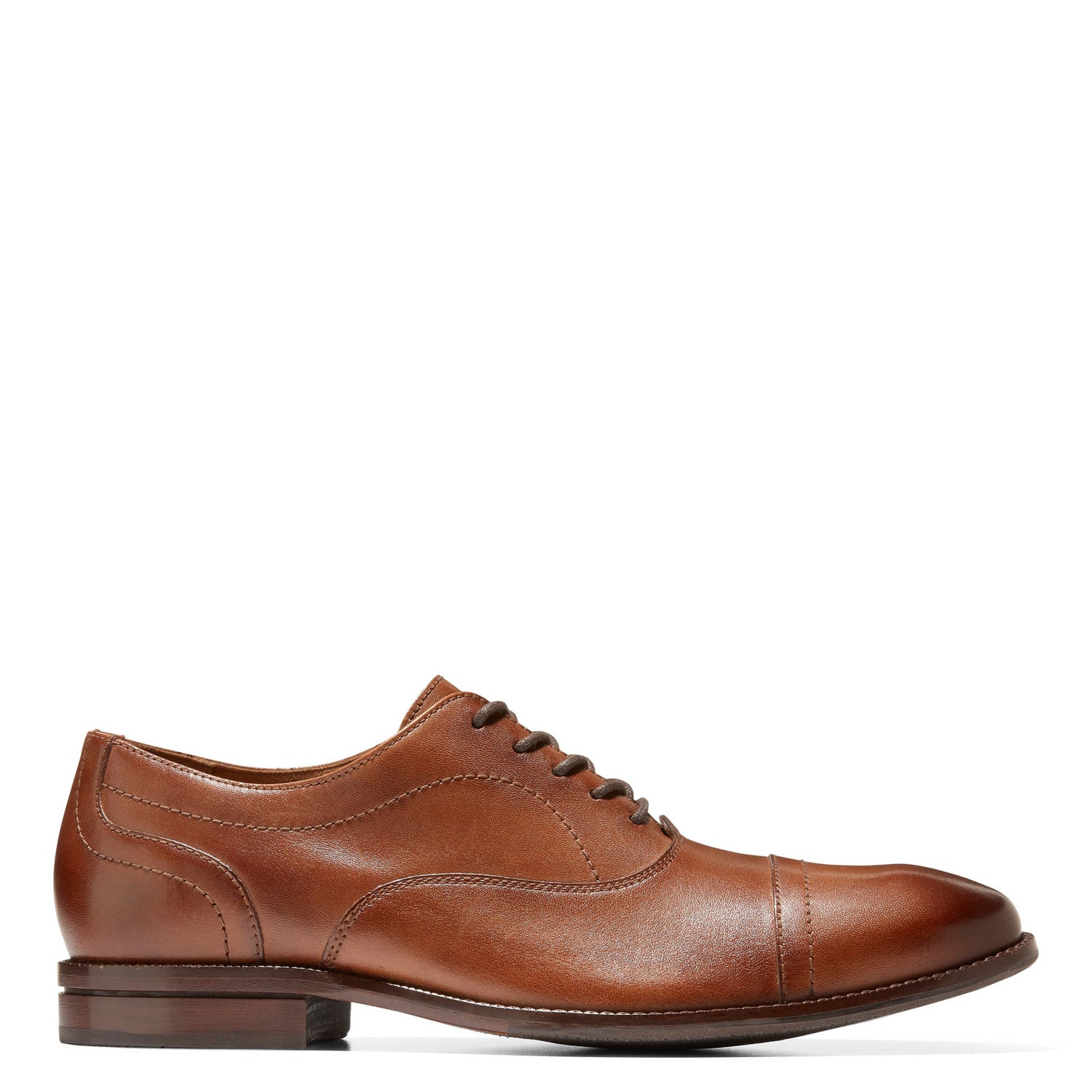 Peltz Shoes  Men's Cole Haan Sawyer Cap Toe Oxford BRITISH TAN C35105