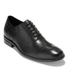 Peltz Shoes  Men's Cole Haan Sawyer Cap Toe Oxford BLACK C35106