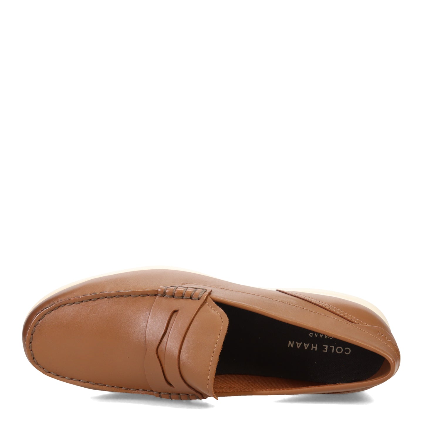 Peltz Shoes  Men's Cole Haan Grand Atlantic Penny Loafer HONEY C36002