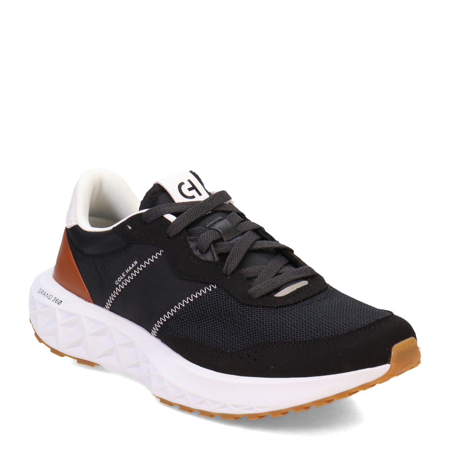 Peltz Shoes  Men's Cole Haan Zerogrand All Day Runner Sneaker Black C36581