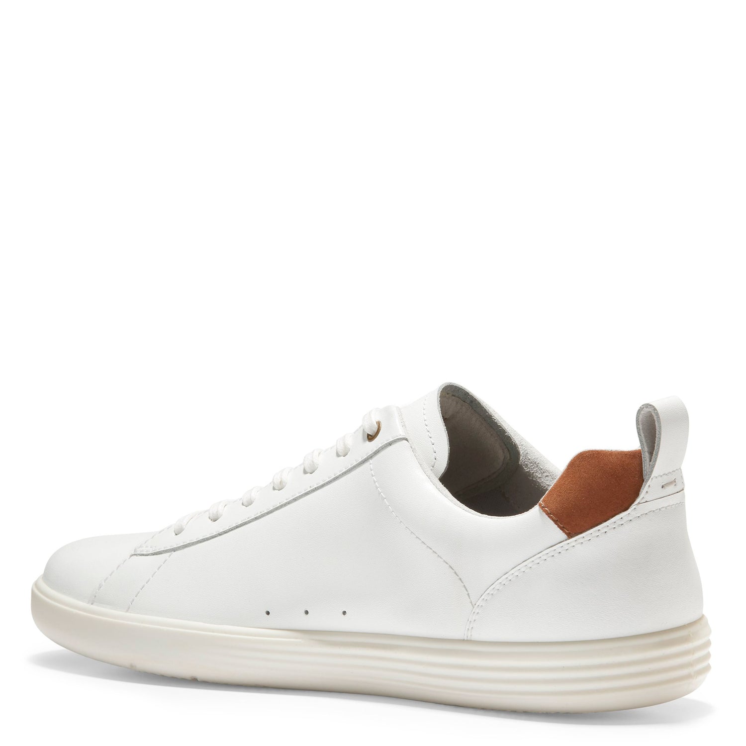 Peltz Shoes  Men's Cole Haan Grand+ Crosscourt Sneaker White C36922