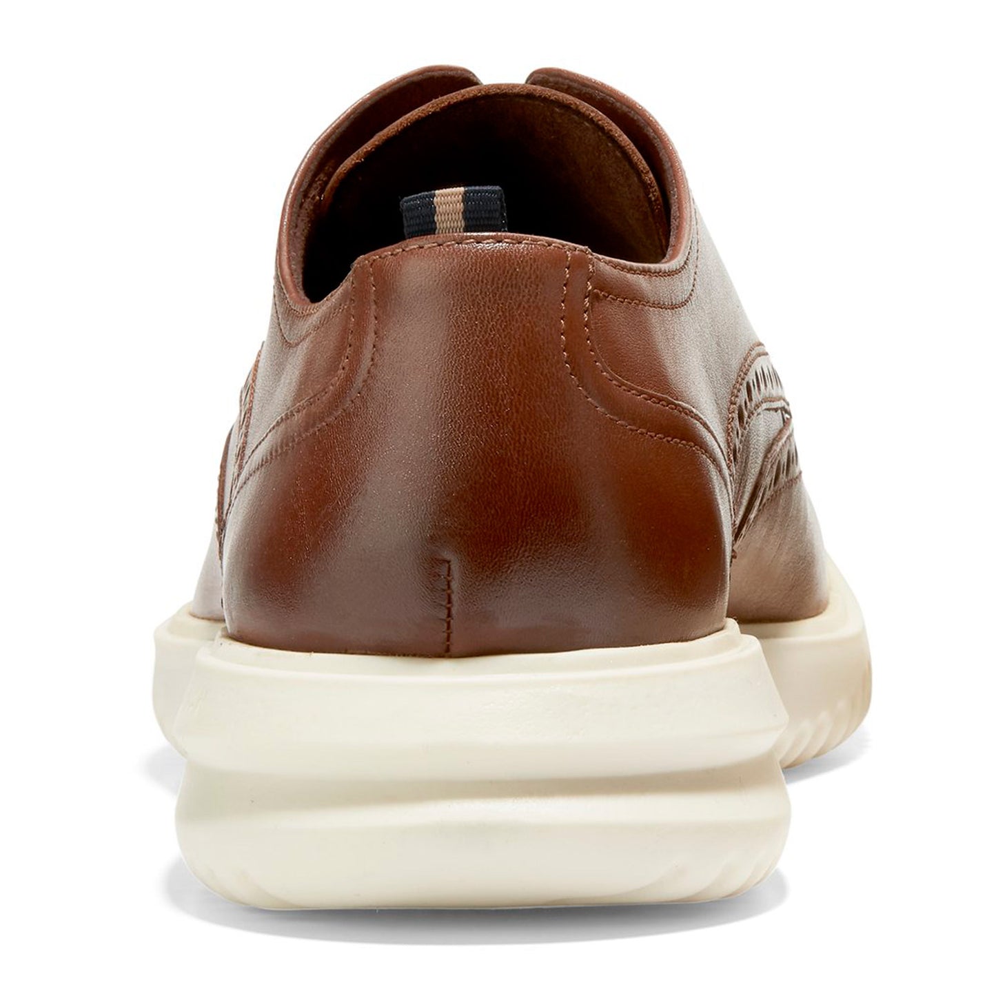 Peltz Shoes  Men's Cole Haan Grand+ Wingtip Oxford British Tan C36939