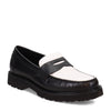 Peltz Shoes  Men's Cole Haan American Classics Penny Loafer Black Spectator C37080