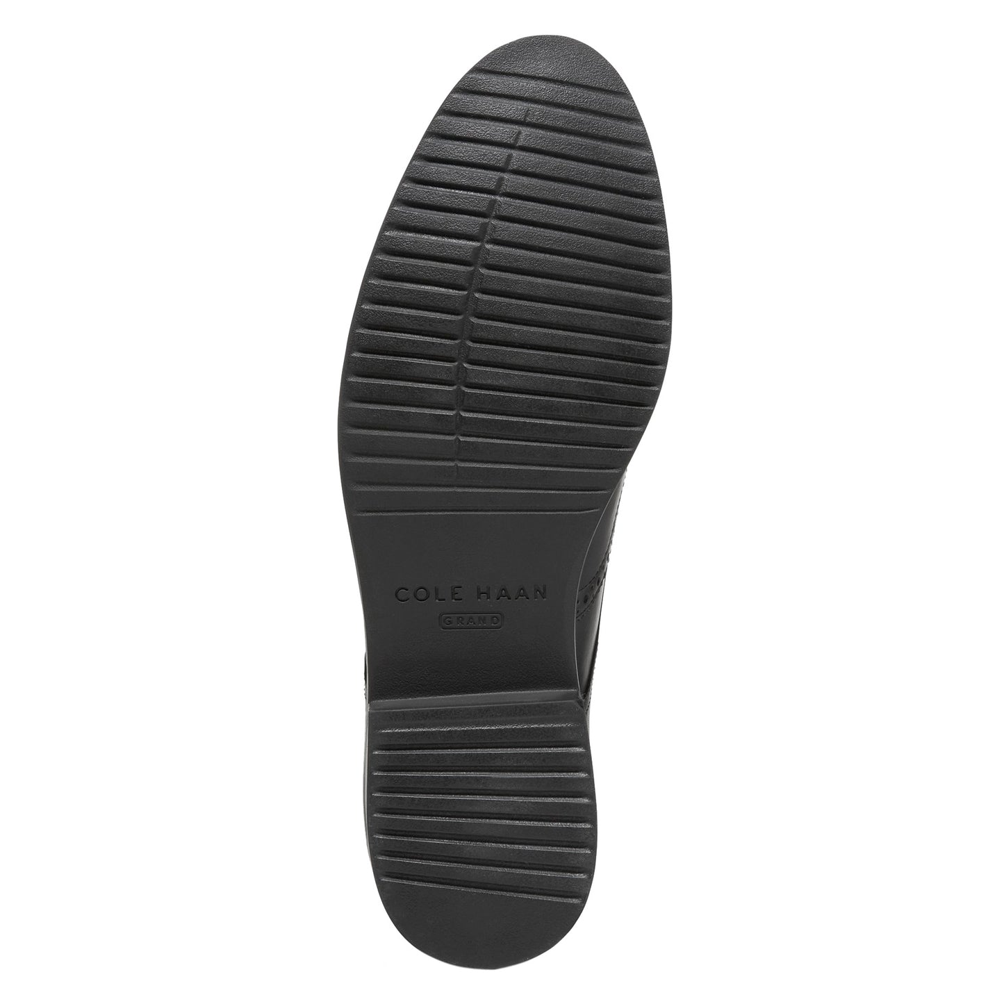 Peltz Shoes  Men's Cole Haan Grand+ Wingtip Oxford Black C37329