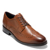 Peltz Shoes  Men's Cole Haan Grand+ Wingtip Oxford British Tan C37330