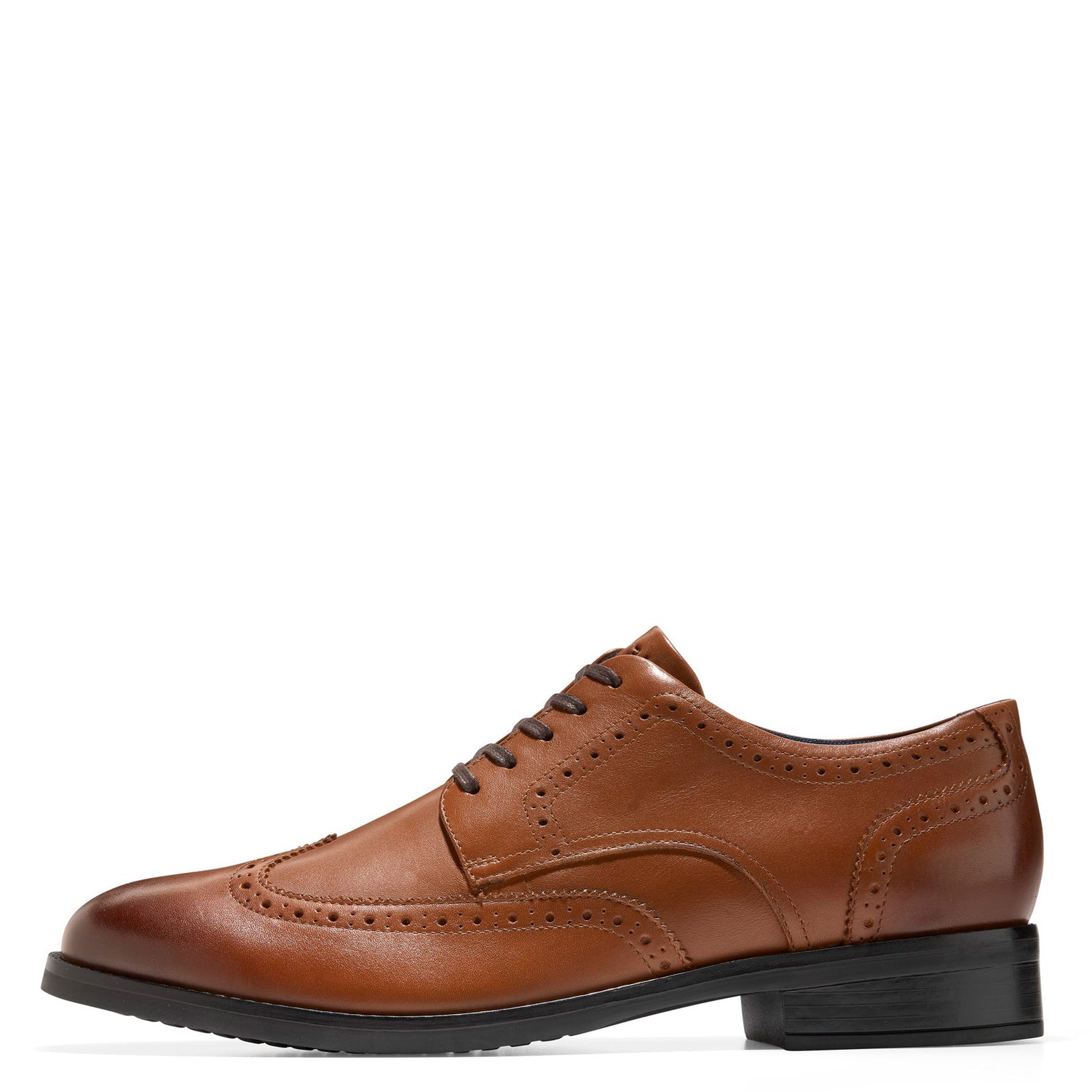Peltz Shoes  Men's Cole Haan Grand+ Wingtip Oxford British Tan C37330