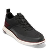 Peltz Shoes  Men's Cole Haan Grand Atlantic Sneaker Black/Pinot C37742