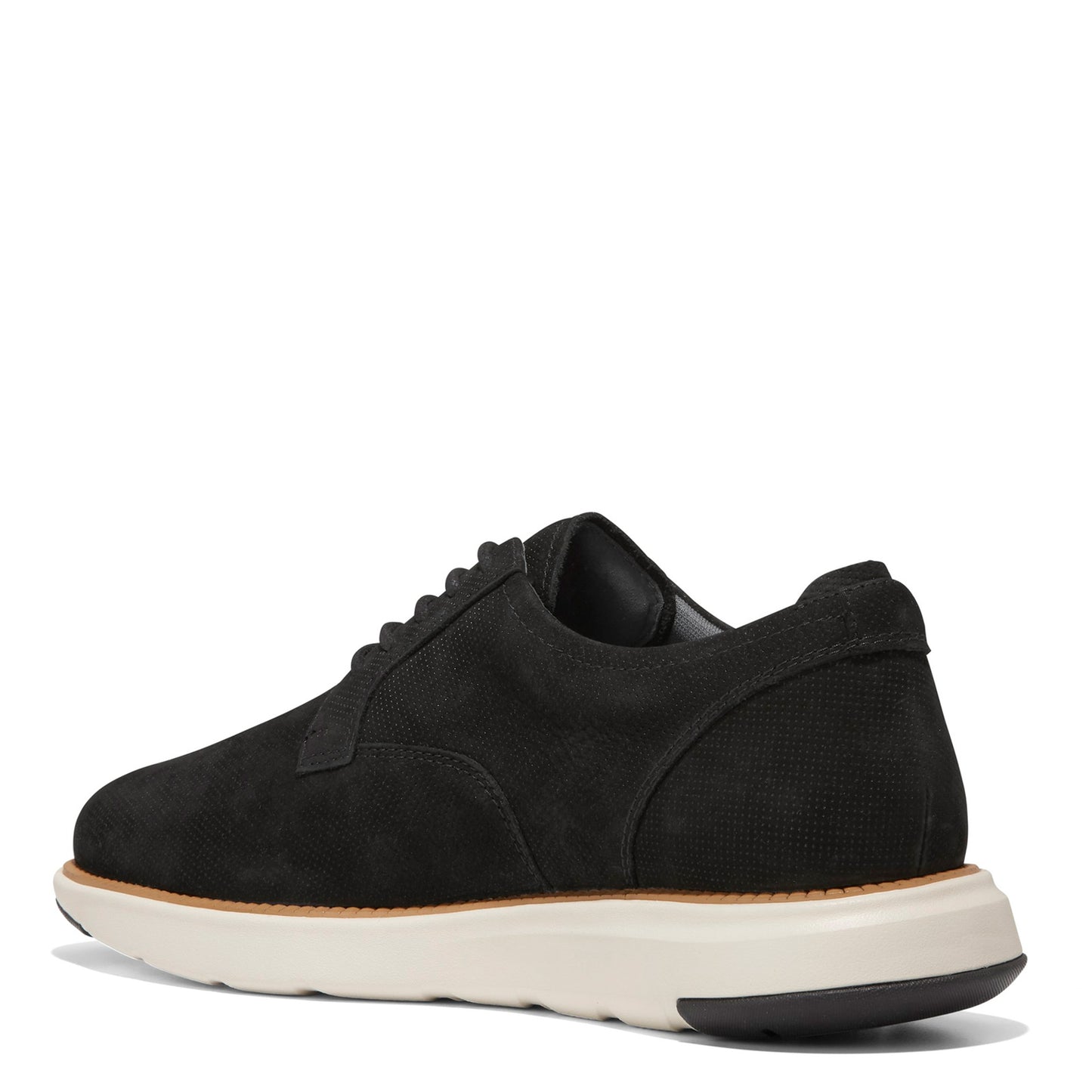 Peltz Shoes  Men's Cole Haan Grand Atlantic Oxford Black Nubuck C37843