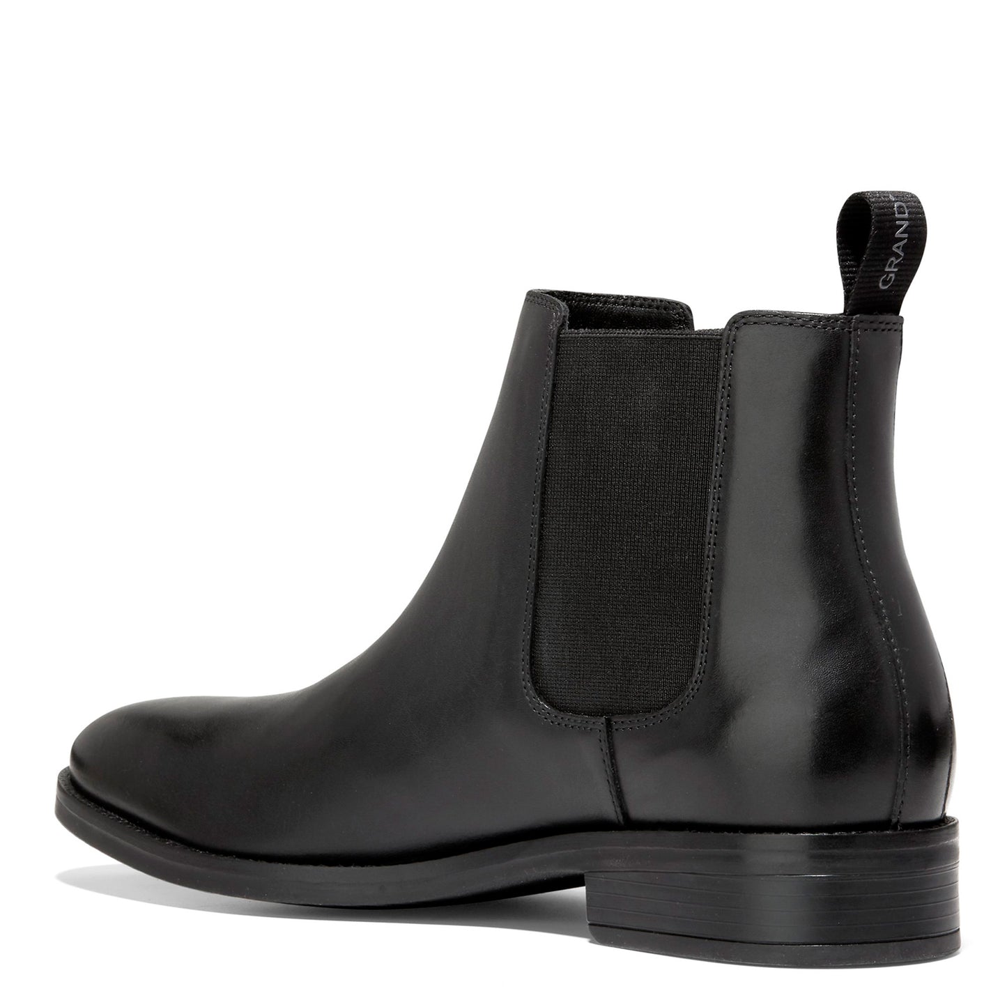 Peltz Shoes  Men's Cole Haan Grand+ Dress Chelsea Boot Black C37858