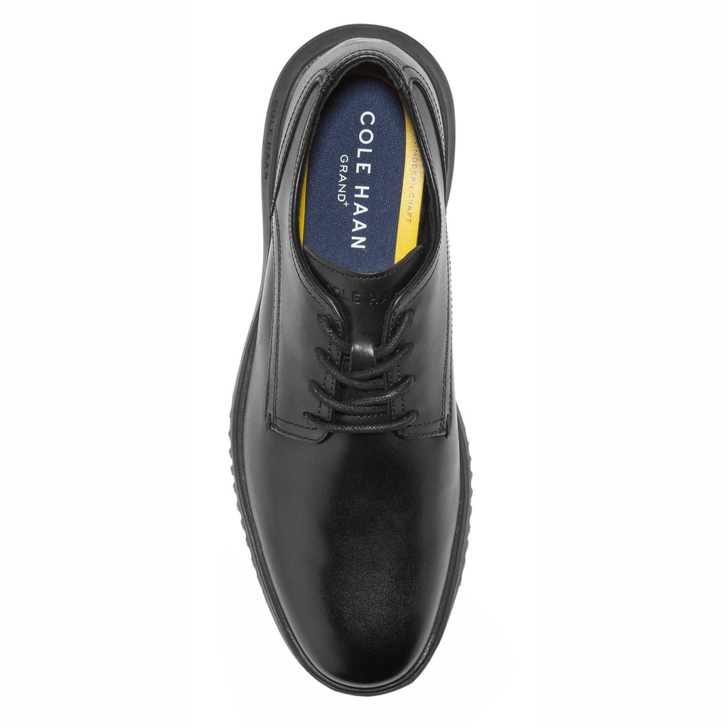 Men's Cole Haan Grand+ Plain Toe Oxford SOLID BLACK C38222