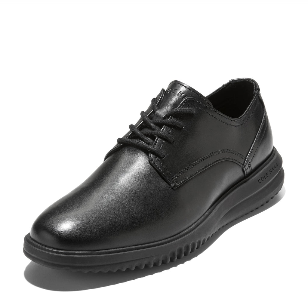 Men's Cole Haan Grand+ Plain Toe Oxford SOLID BLACK C38222