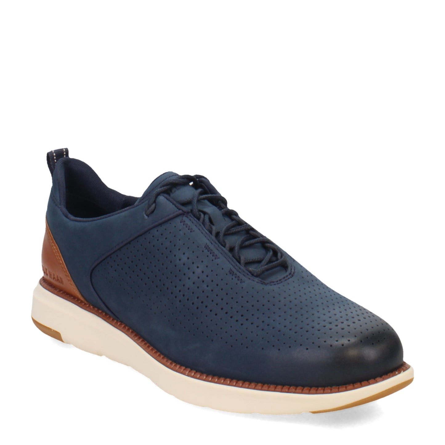 Peltz Shoes  Men's Cole Haan Grand Atlantic TXT Sneaker Navy C38306 COH