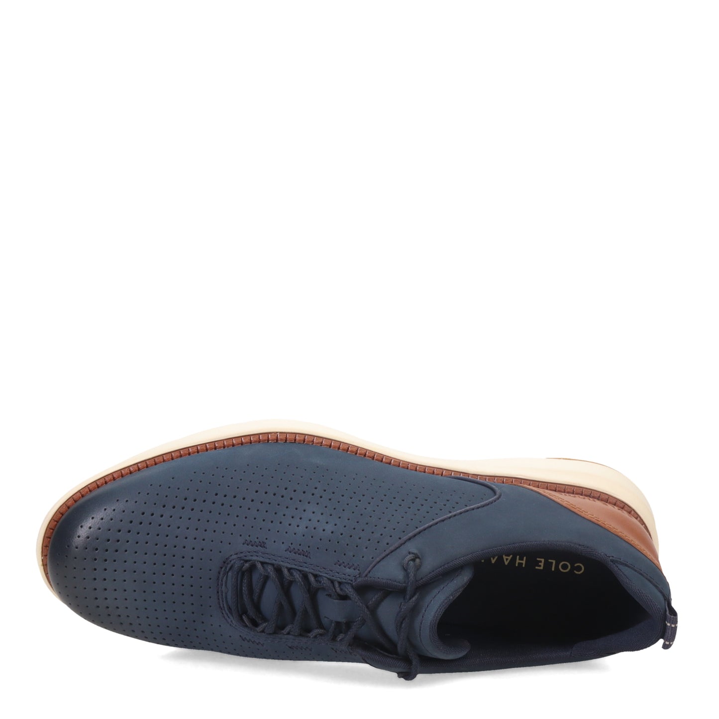 Peltz Shoes  Men's Cole Haan Grand Atlantic TXT Sneaker Navy C38306 COH