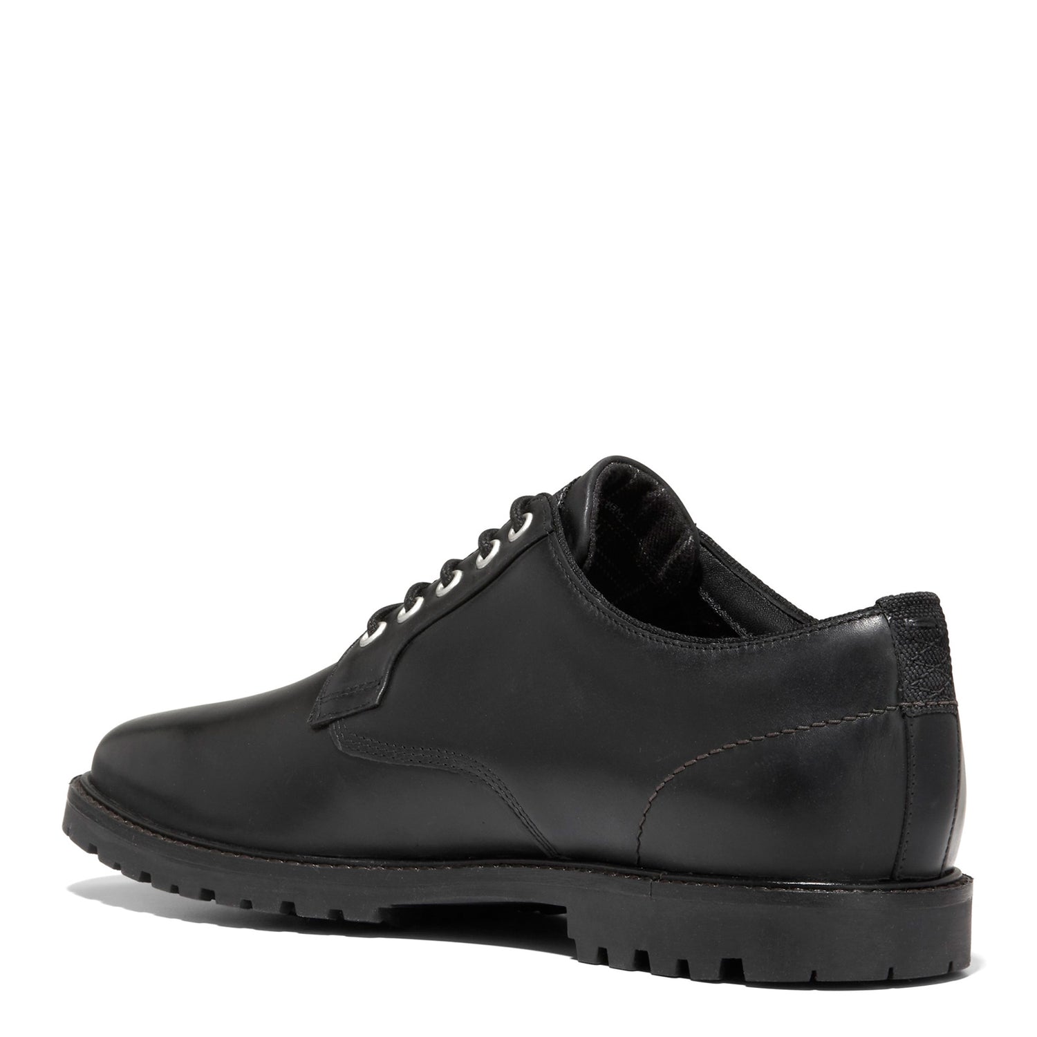 Peltz Shoes  Men's Cole Haan Midland Plain Toe Oxford Black C38472