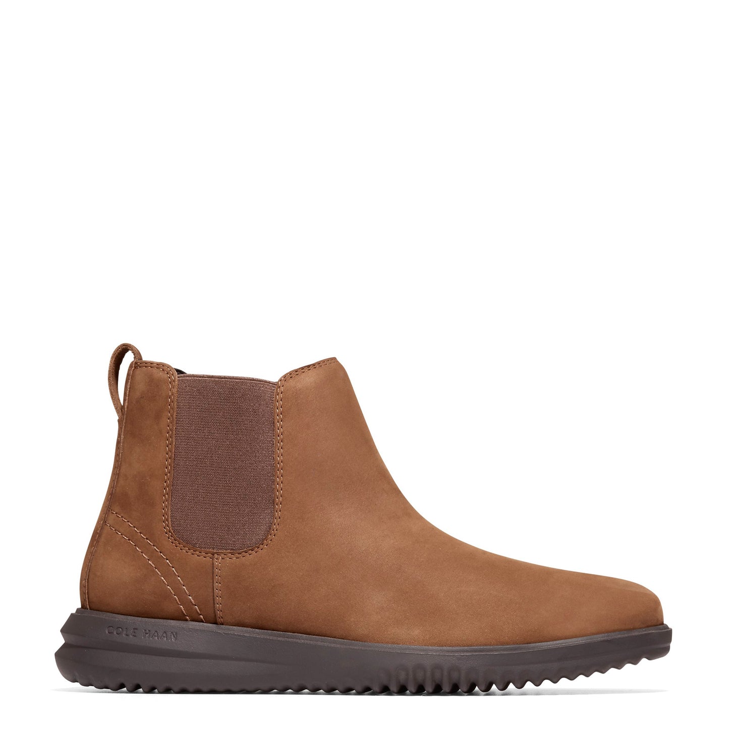 Peltz Shoes  Men's Cole Haan Grand+ Chelsea Boot Earthen Nubuck / Java C38789