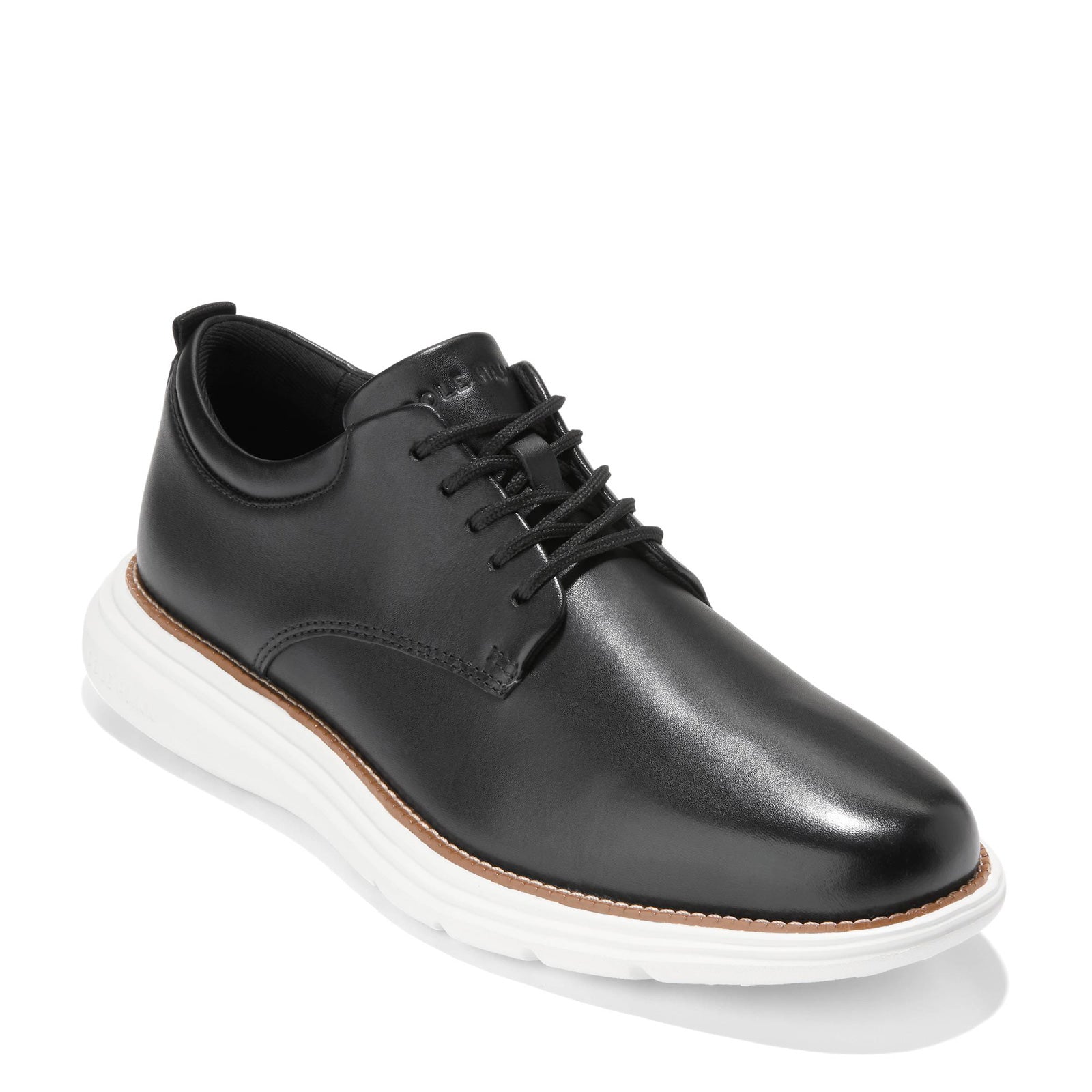 Cole Haan Grand+ Ultra Men's Leather Oxford Shoes, Size: 9.5, Black