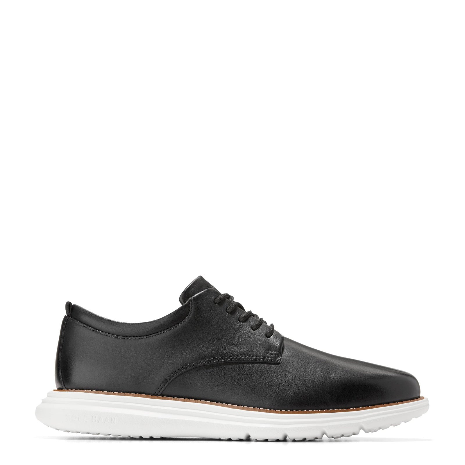 Cole Haan Grand+ Ultra Men's Leather Oxford Shoes, Size: 9.5, Black