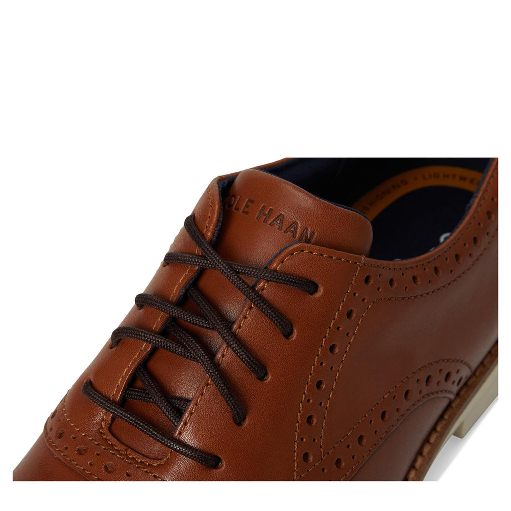 Men's Cole Haan Flexgrand+ Cap Toe Oxford BRITISH TAN C40341