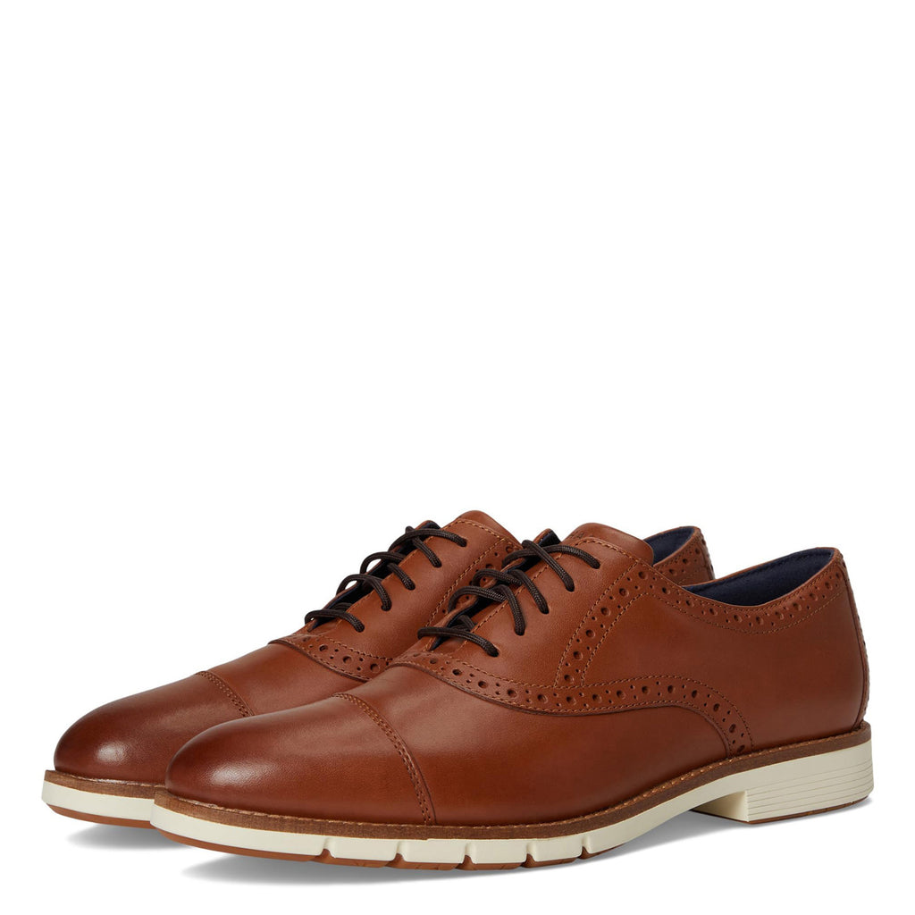 Men's Cole Haan Flexgrand+ Cap Toe Oxford BRITISH TAN C40341