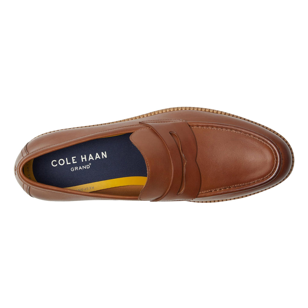 Men's Cole Haan Flexgrand+ Penny Loafer BRITISH TAN/IVORY C41633