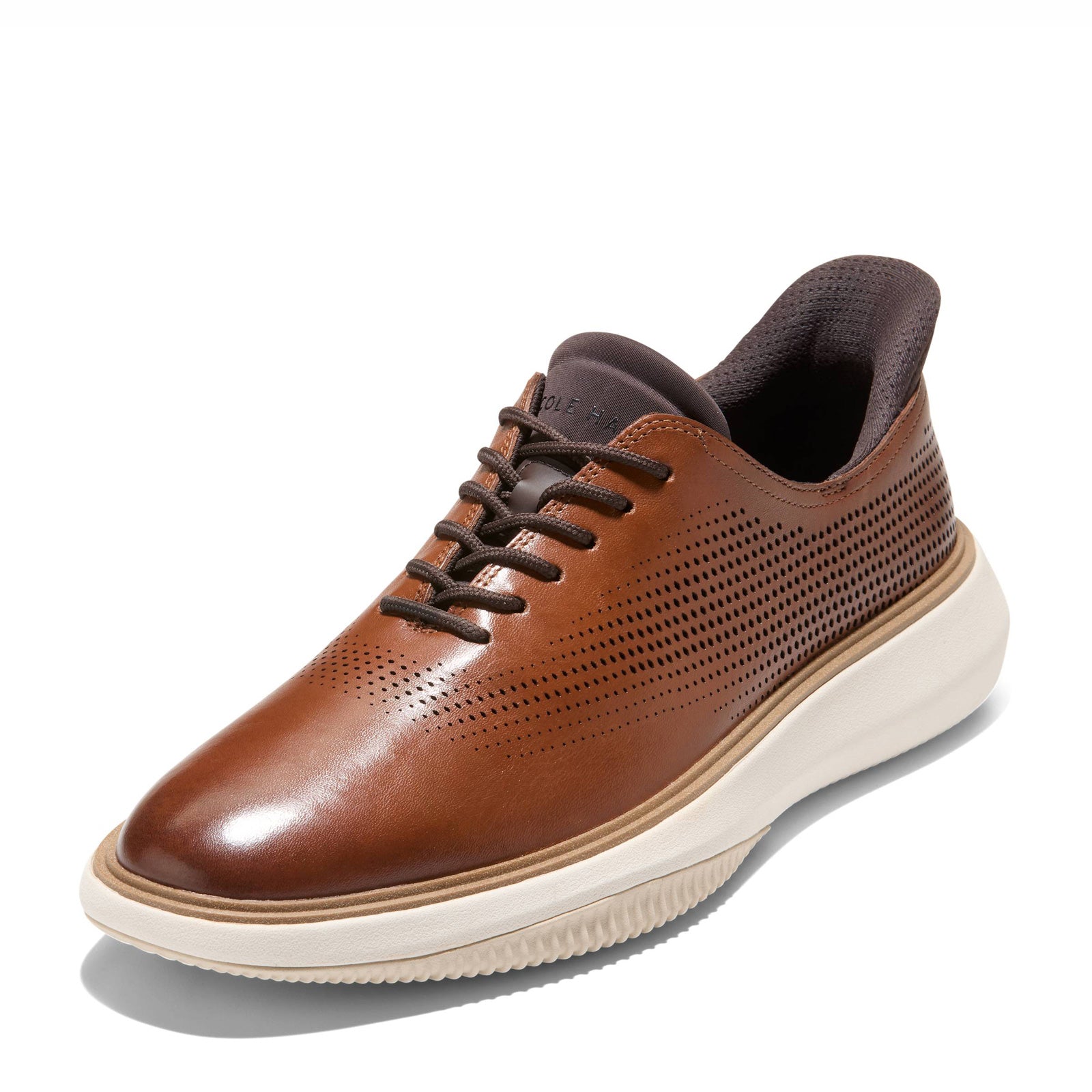 Men's Cole Haan, Grand Phaze Quick-On Laser Cut Oxford — Peltz Shoes