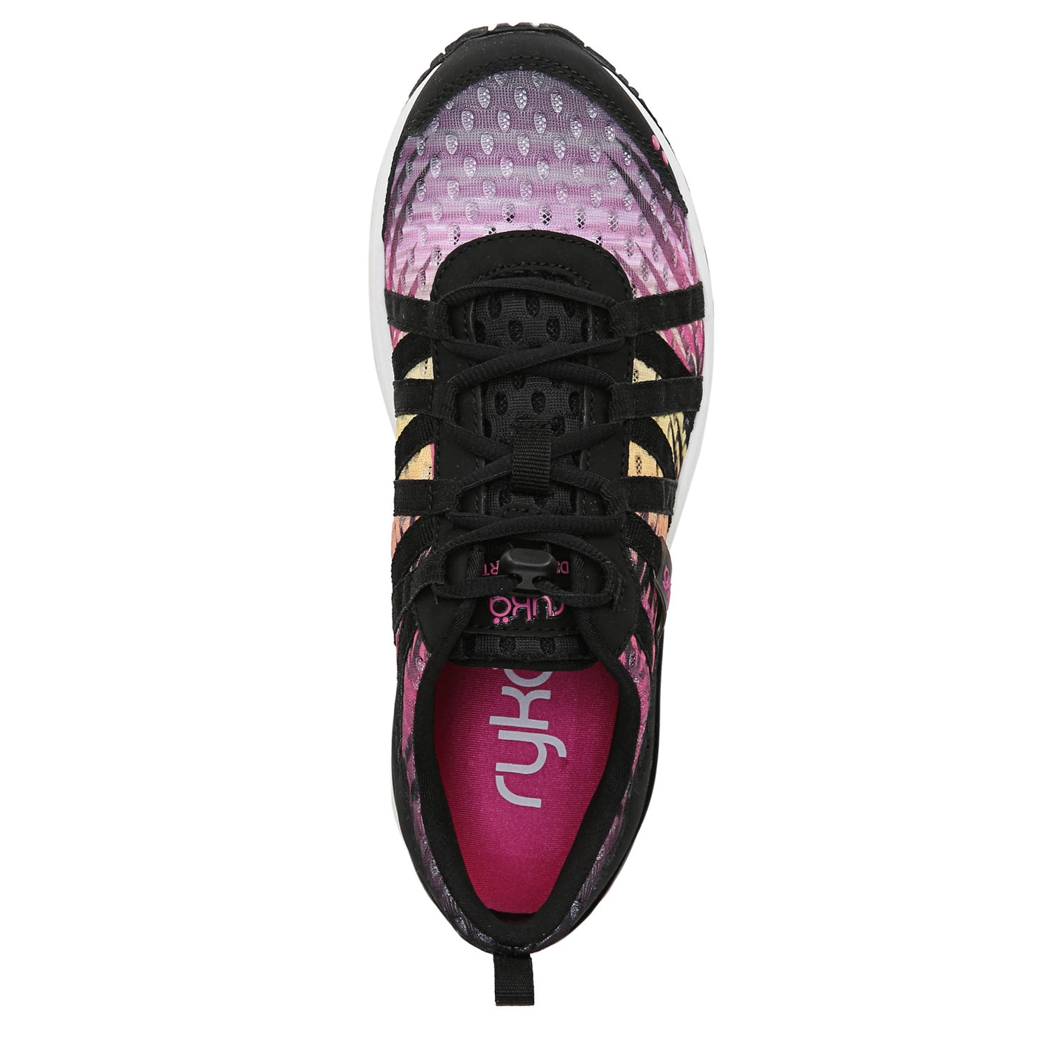Peltz Shoes  Women's Ryka Hydro Sport Training Shoe BLACK PASTEL MULTI C8054M5004