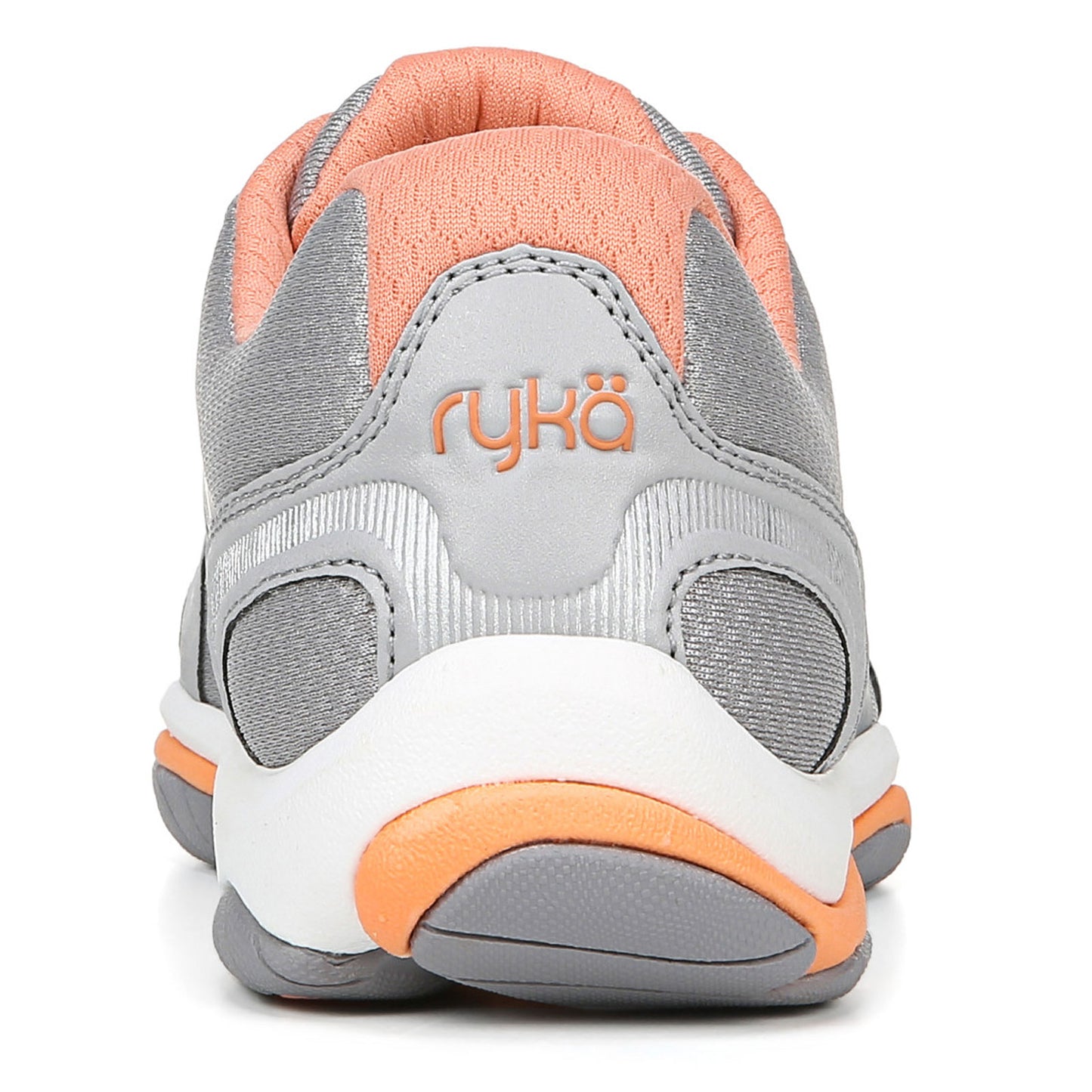 Peltz Shoes  Women's Ryka Influence Training Shoe GREY ORANGE C8198M3026