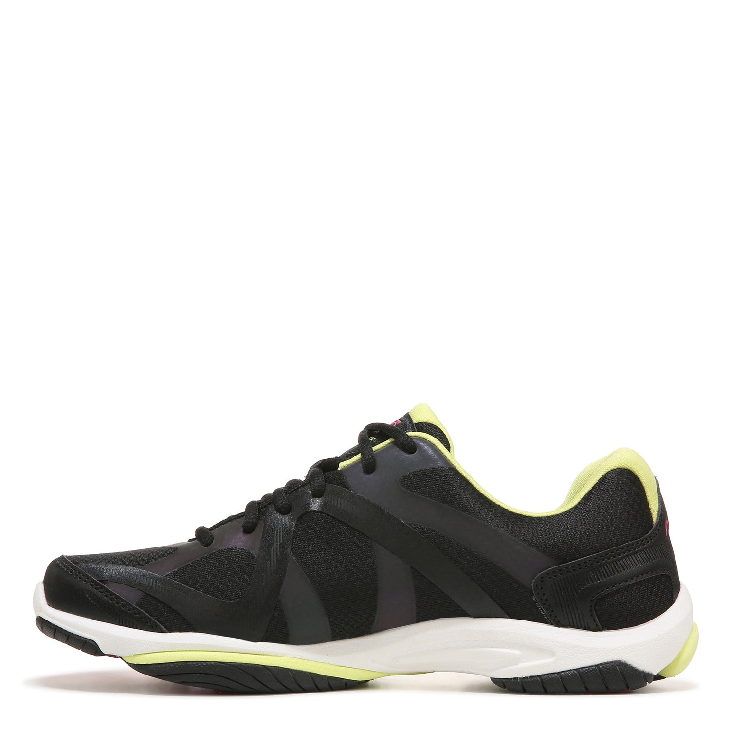 Peltz Shoes  Women's Ryka Influence Training Shoe BLACK YELLOW C8198M8009
