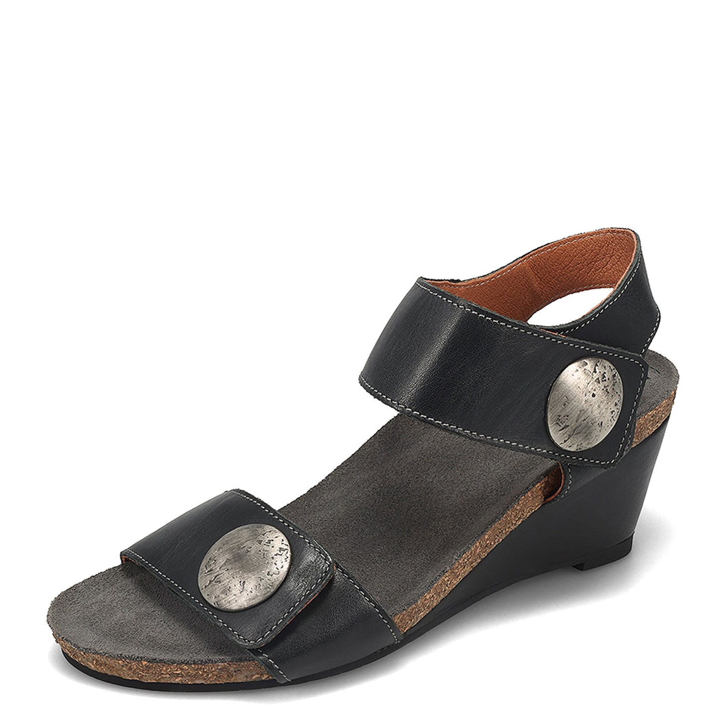 Peltz Shoes  Women's Taos Carousel 3 Sandal Black CA3-7786-BLK