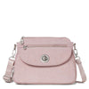 Peltz Shoes  Women's Baggallini Calais Crossbody BLUSH SHIMMER CAL532-BLSH SHM