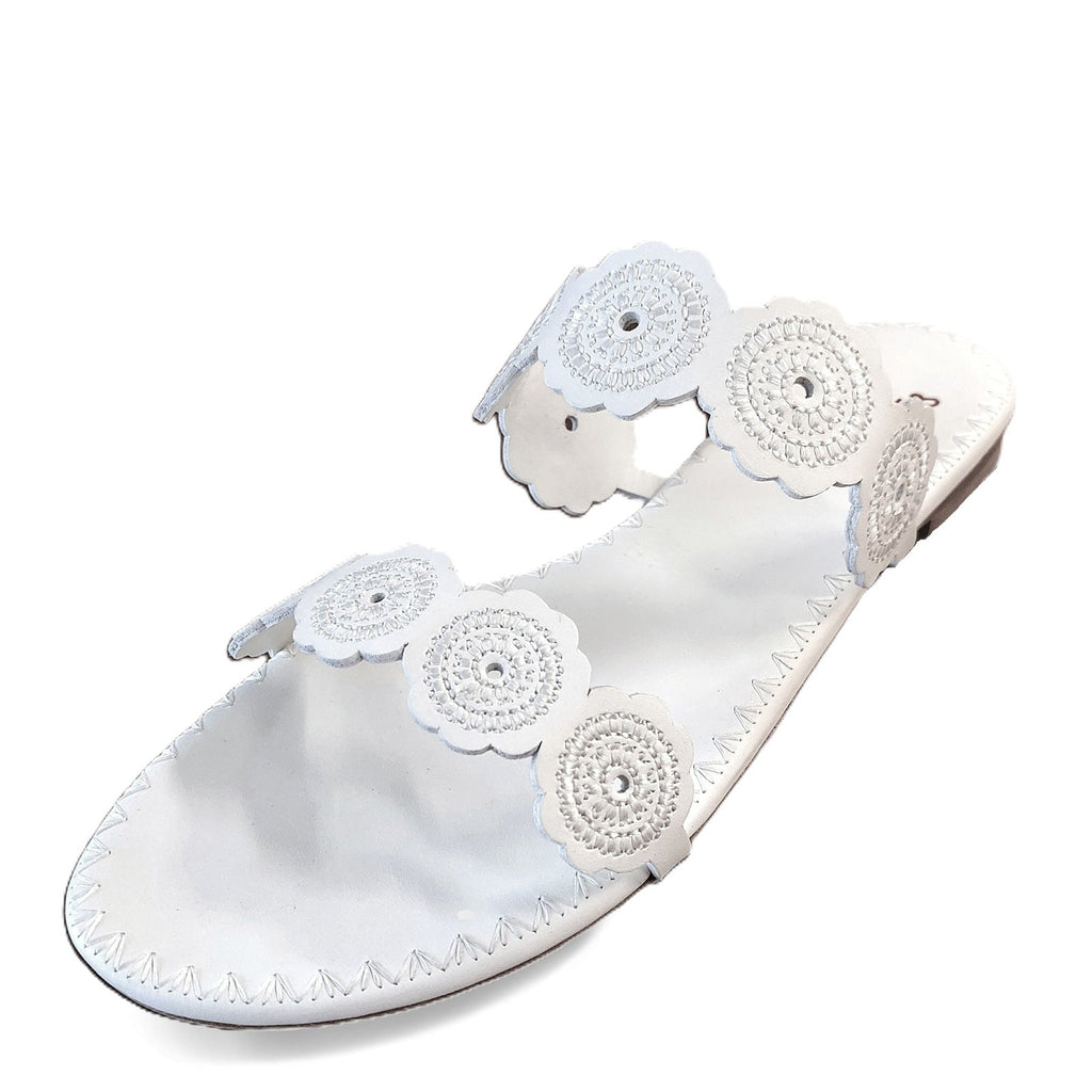 Women's Tuccia Di Capri Carena Sandal WHITE CAR-BIA