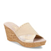 Peltz Shoes  Women's Onex Cathi Sandal BEIGE CATHI-BEIGE