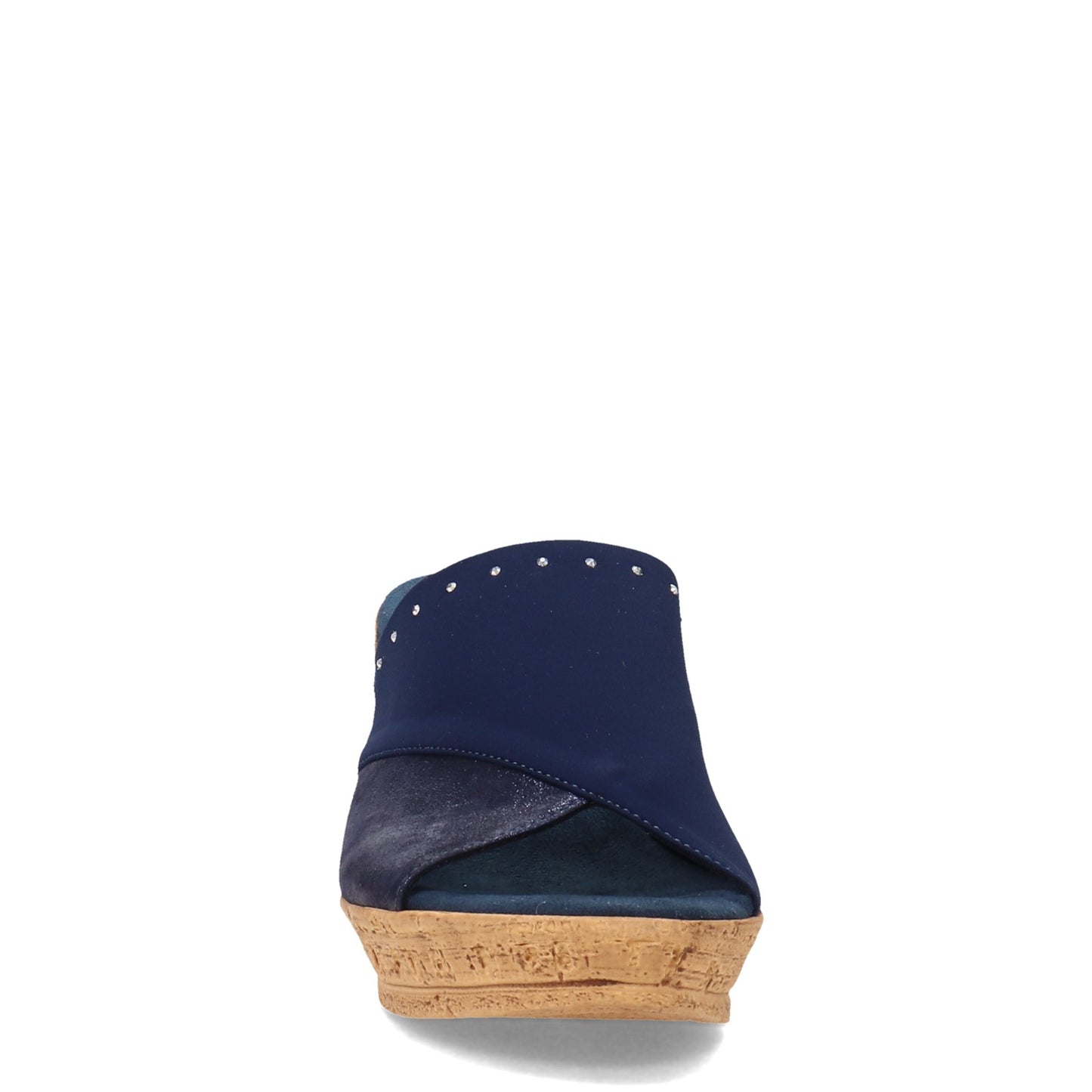 Peltz Shoes  Women's Onex Cathi Sandal NAVY CATHI-NAVY