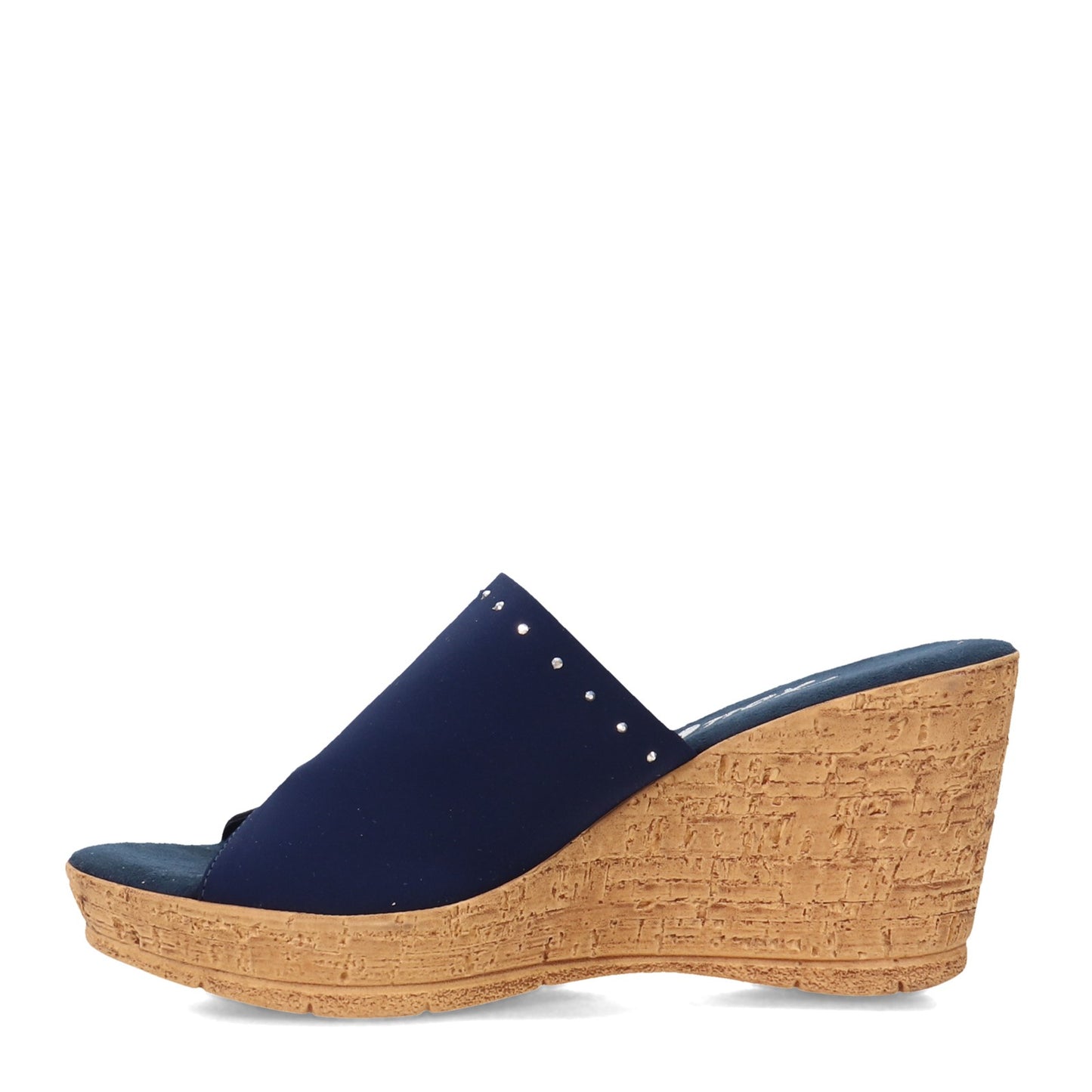 Peltz Shoes  Women's Onex Cathi Sandal NAVY CATHI-NAVY