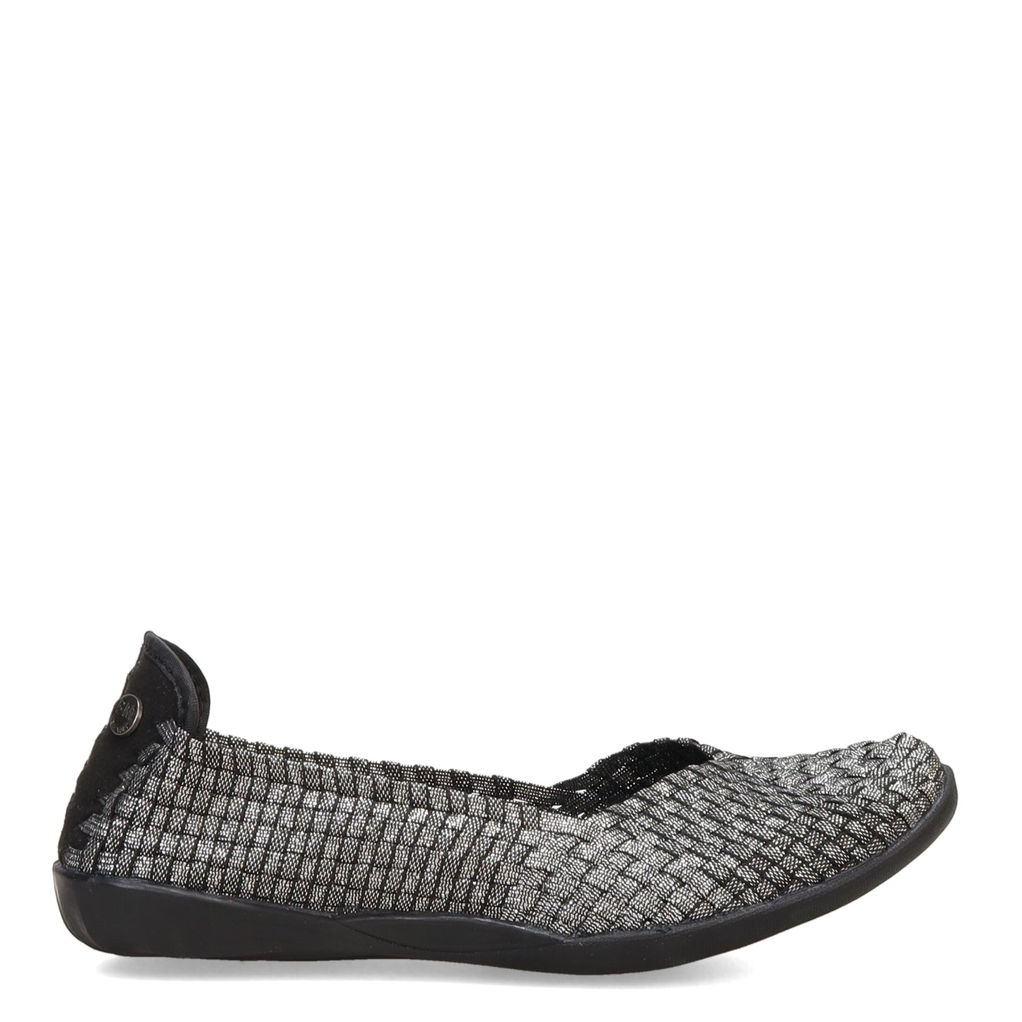 Peltz Shoes  Women's Bernie Mev Catwalk Slip-On BLACK SHIMMER CATWALK BLKSHIM