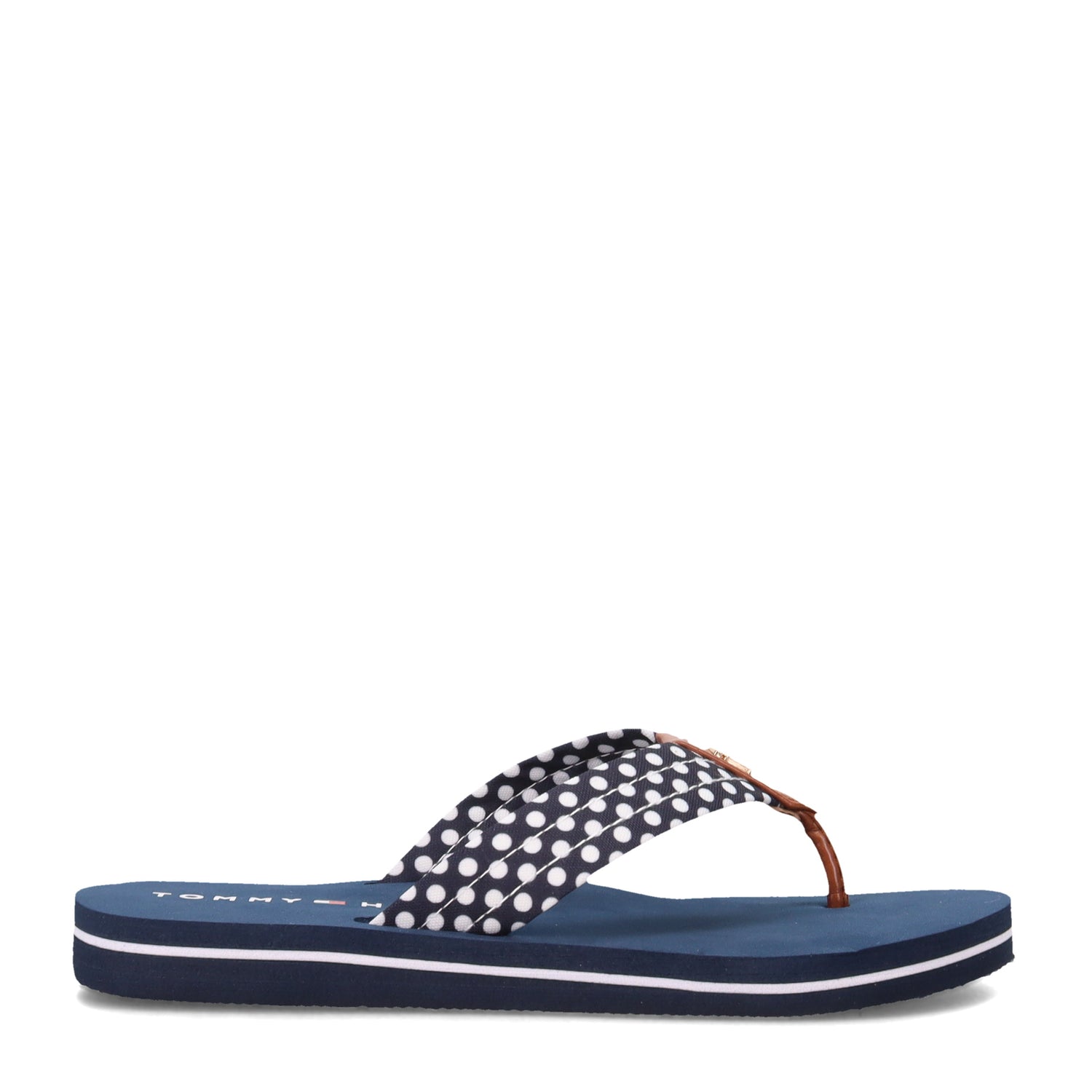 Peltz Shoes  Women's Tommy Hilfiger Cazax Sandal NAVY CAZAX-DBL01