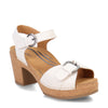 Peltz Shoes  Women's Aetrex Tory Sandal WHITE CC501