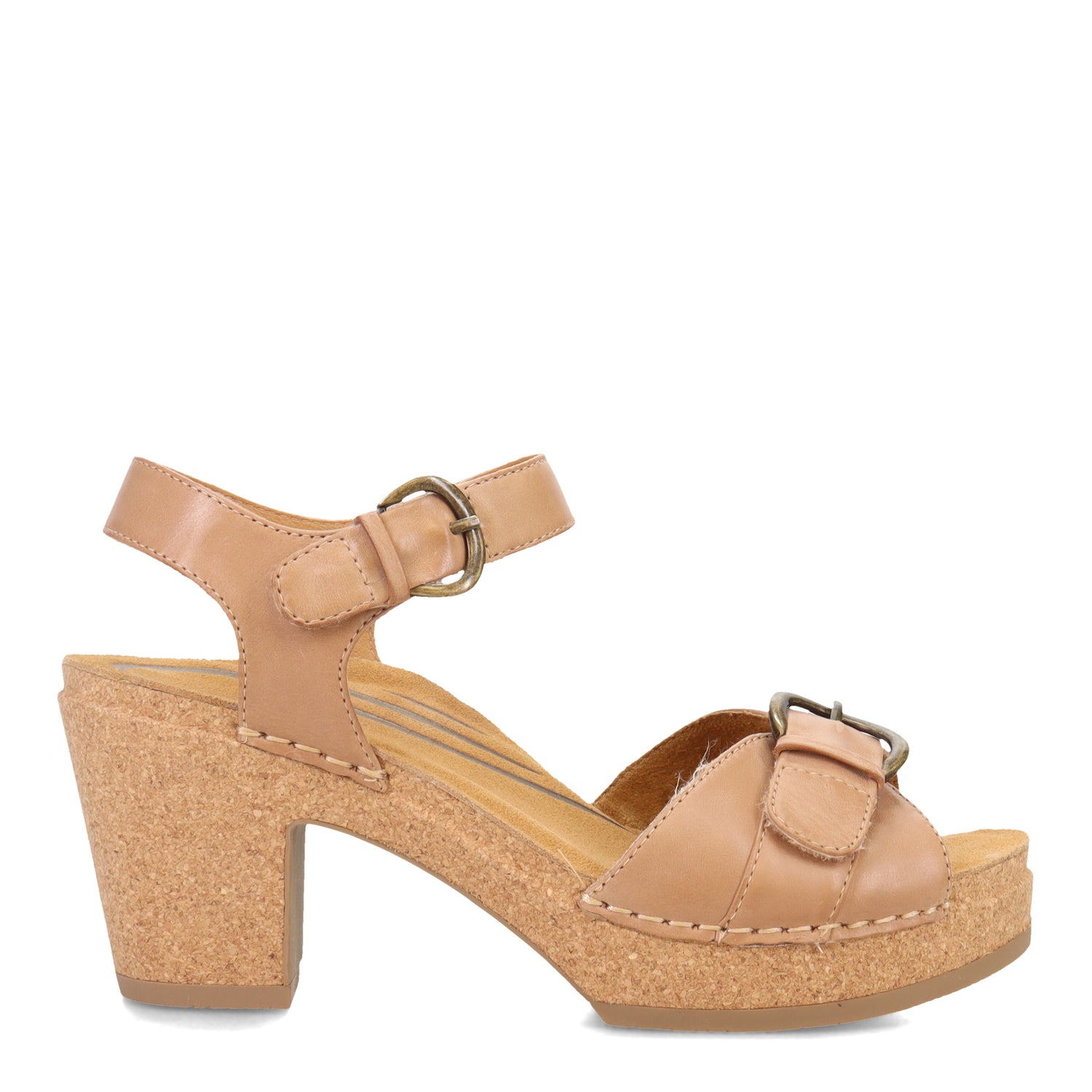 Peltz Shoes  Women's Aetrex Tory Sandal CAMEL CC503