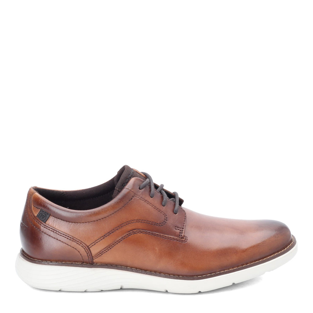 Men's Rockport Garett Plain Toe Oxford COGNAC CH4295