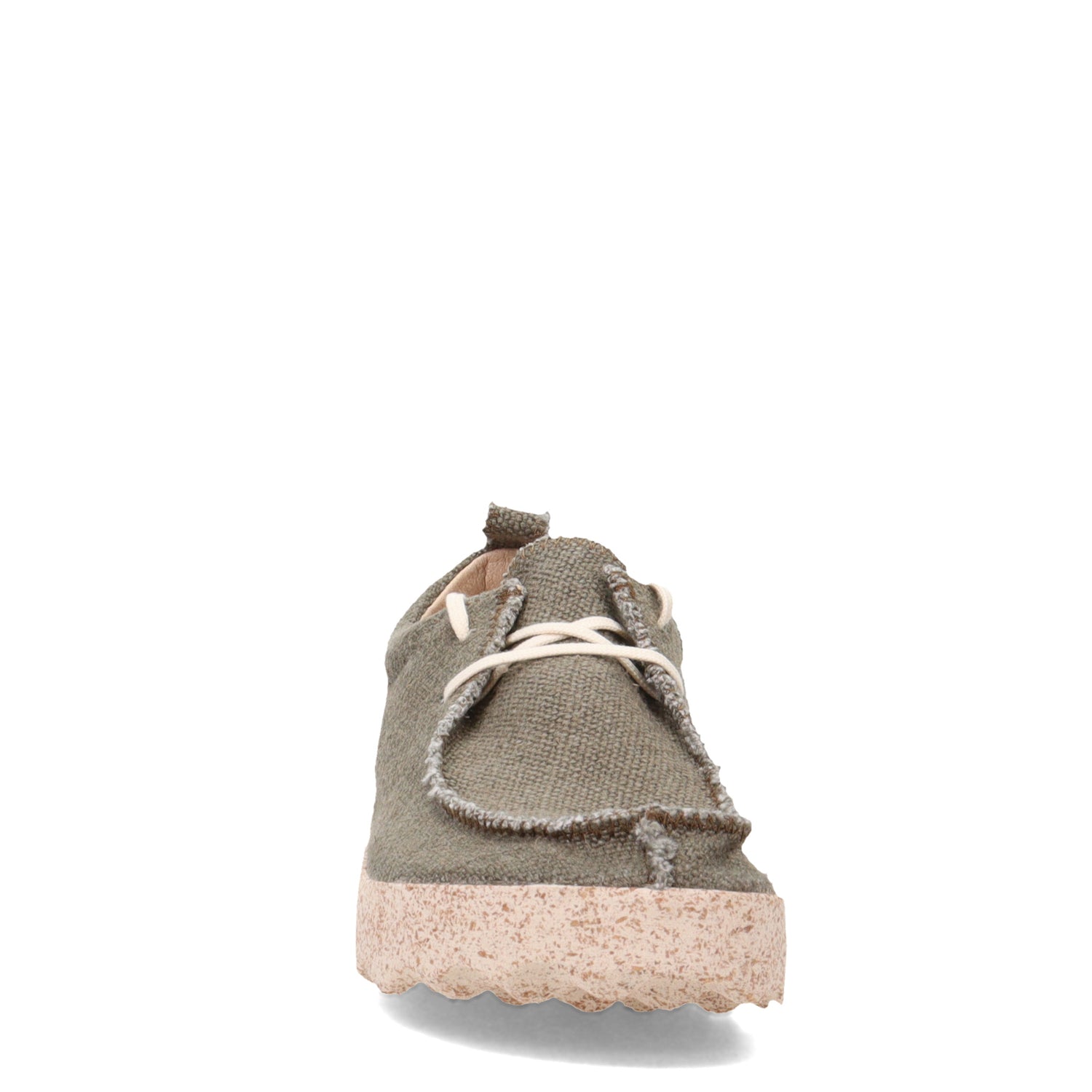 Peltz Shoes  Women's Asportuguesas Chat Lace-Up MILITARY GREEN CHAT-014