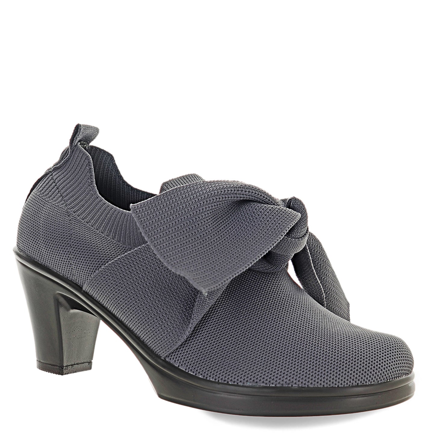 Peltz Shoes  Women's Bernie Mev Chesca Serenity Shootie DARK GREY CHESCA SER DKGR