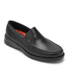 Peltz Shoes  Men's Rockport Palmer Ventian Loafer BLACK CI3100