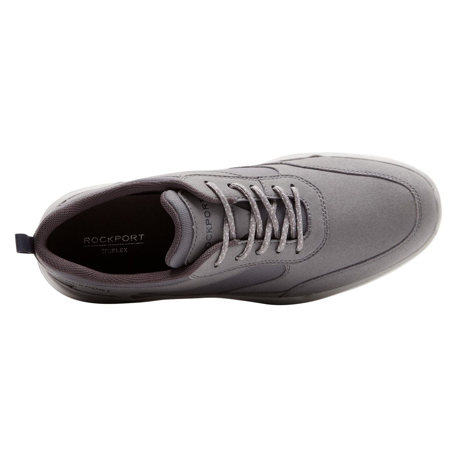Peltz Shoes  Men's Rockport Truflex Evolution Ubal Sneaker STEEL GREY CI6084