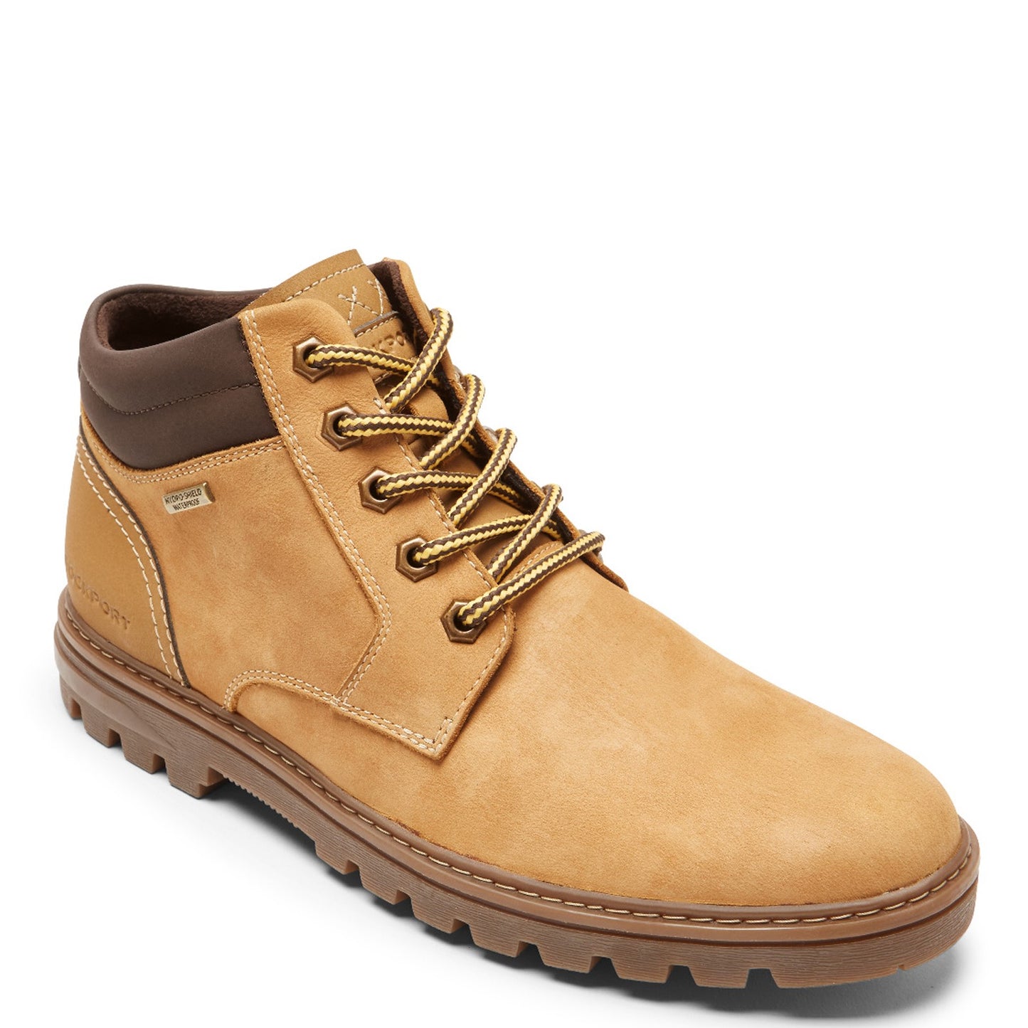 Peltz Shoes  Men's Rockport Weather or Not Waterproof Plain Toe WP Boot WHEAT CI6151