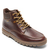 Peltz Shoes  Men's Rockport Weather or Not Waterproof Moc Toe Boot BROWN CI6163