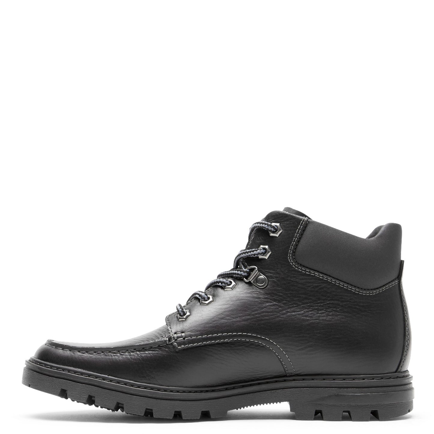 Peltz Shoes  Men's Rockport Weather or Not Waterproof Moc Toe Boot BLACK CI6164