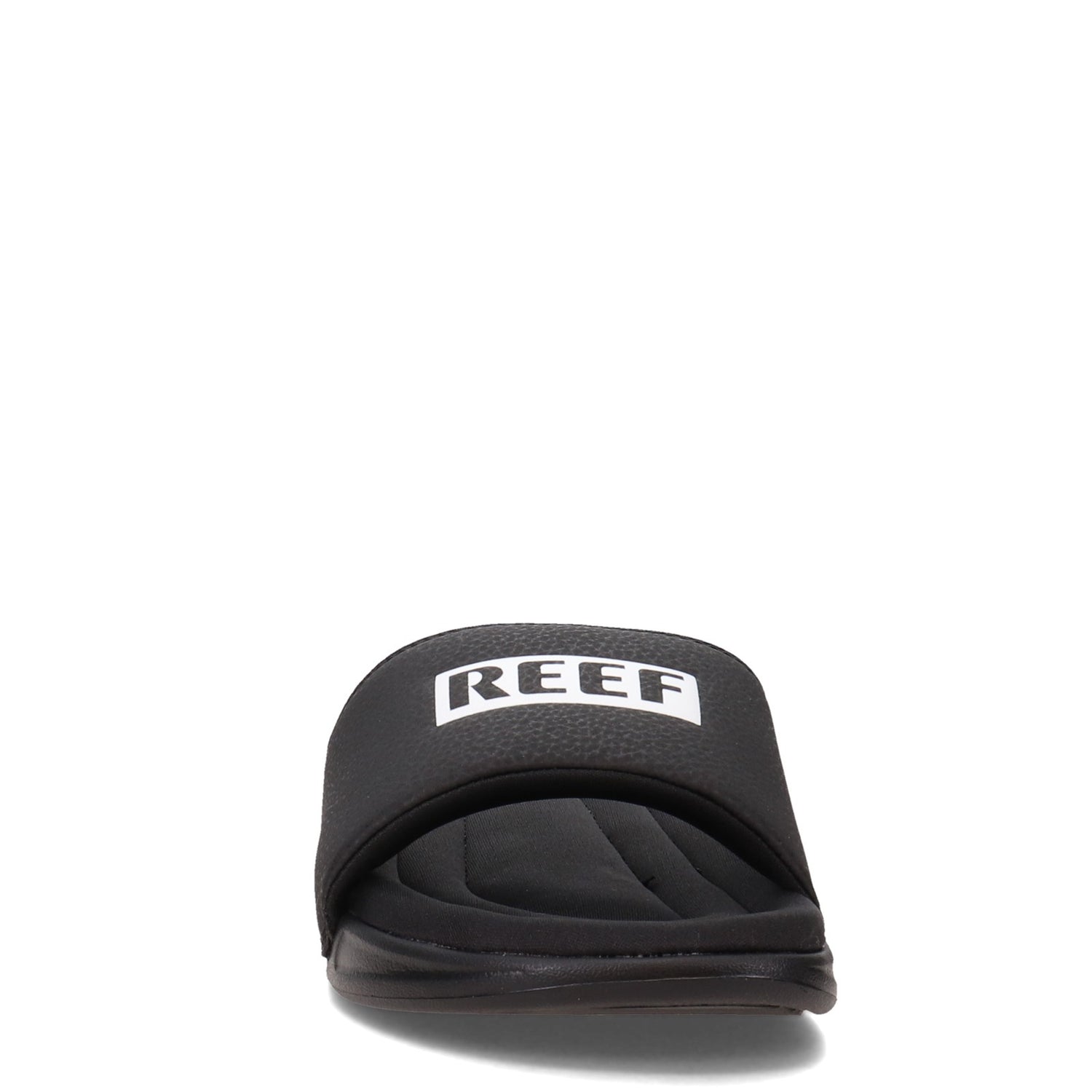 Peltz Shoes  Men's Reef One Puff Slide Black CI6559