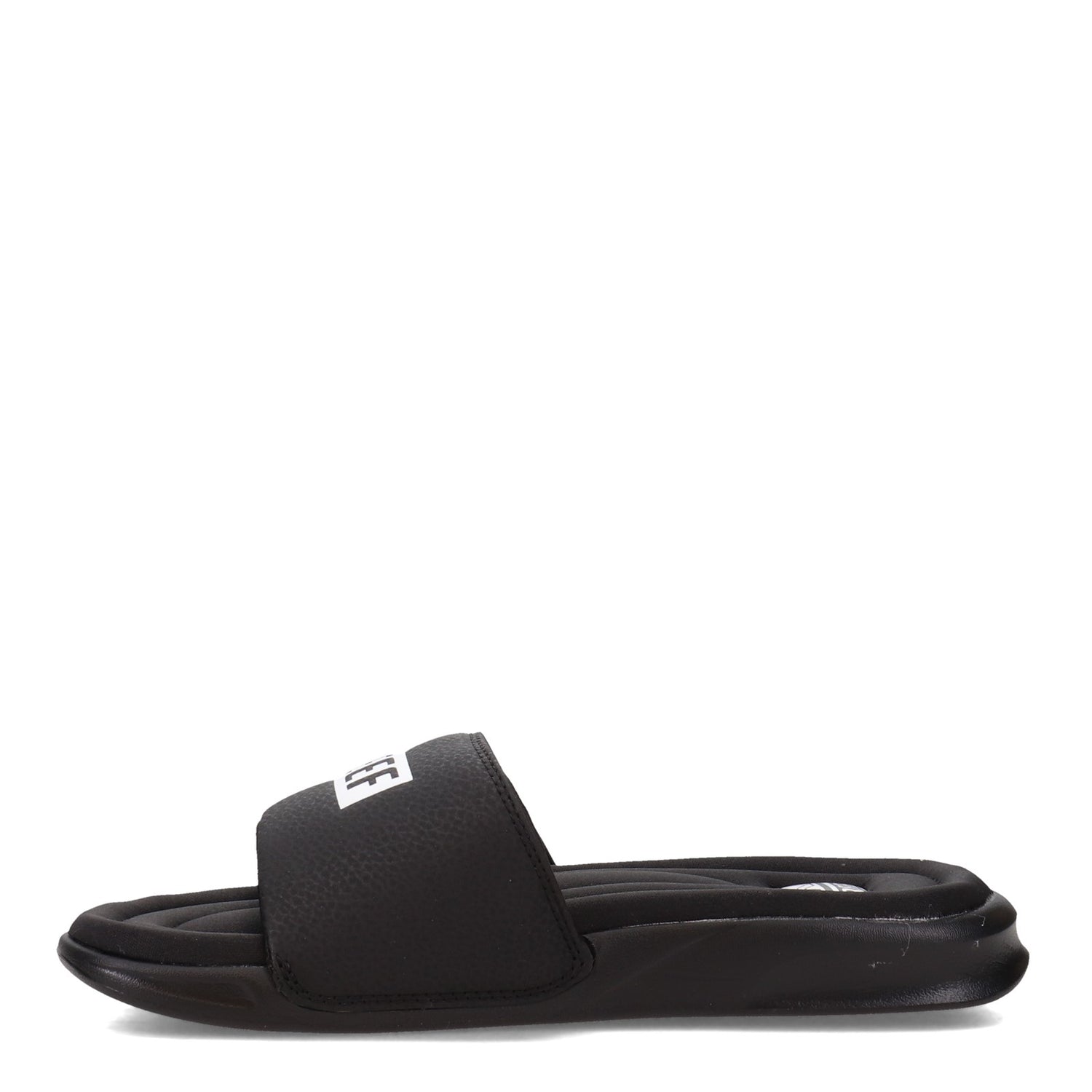 Peltz Shoes  Men's Reef One Puff Slide Black CI6559