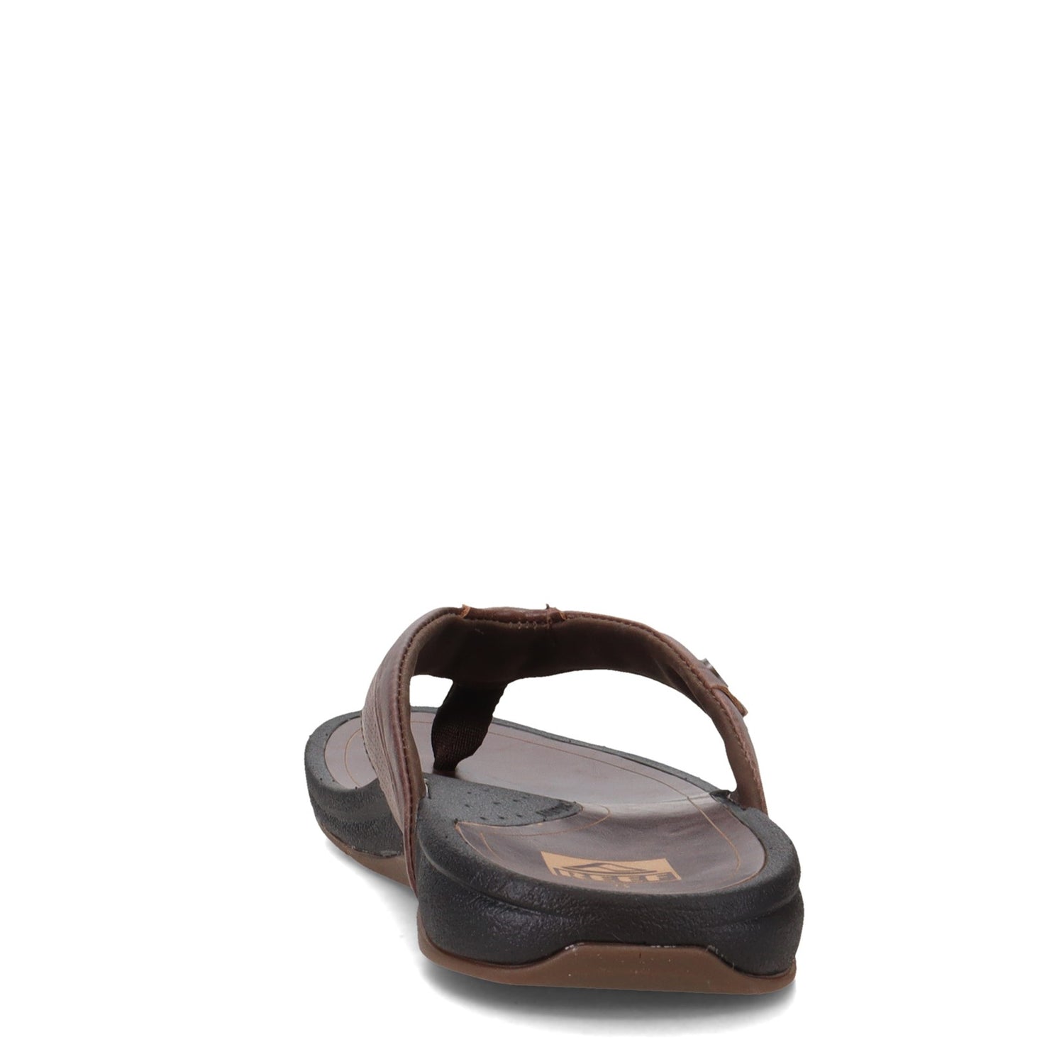 Peltz Shoes  Men's Reef Pacific Sandal Brown Leather CI7991